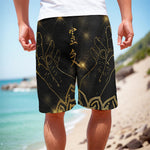 Golden Reiki Print Men's Cargo Shorts
