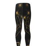 Golden Reiki Print Men's leggings