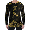 Golden Reiki Print Men's Long Sleeve T-Shirt