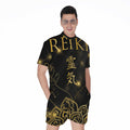 Golden Reiki Print Men's Romper