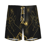 Golden Reiki Print Men's Sports Shorts