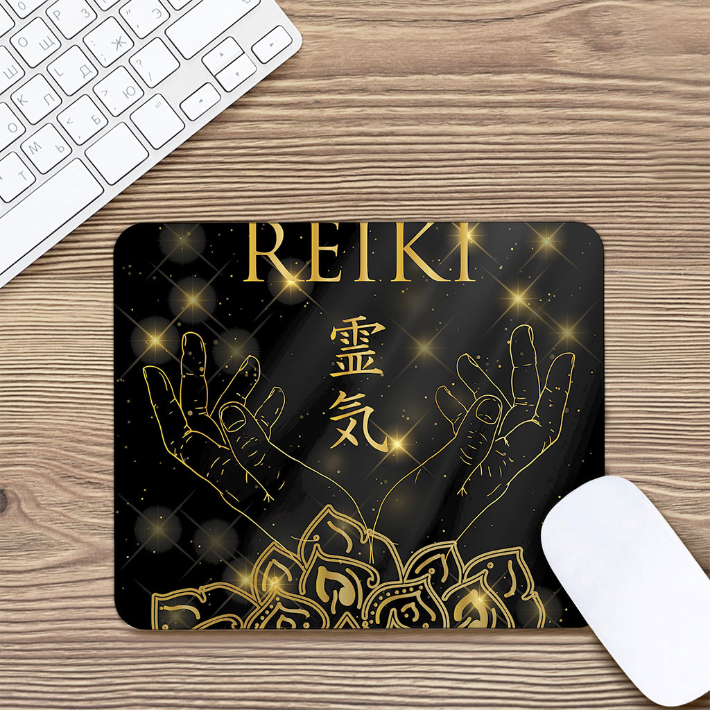 Golden Reiki Print Mouse Pad