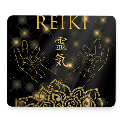 Golden Reiki Print Mouse Pad
