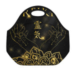 Golden Reiki Print Neoprene Lunch Bag