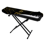 Golden Reiki Print Piano Keyboard Cover