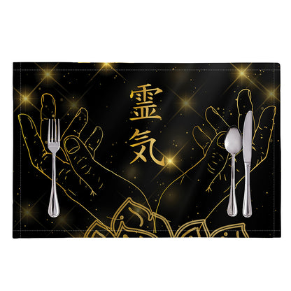 Golden Reiki Print Placemat
