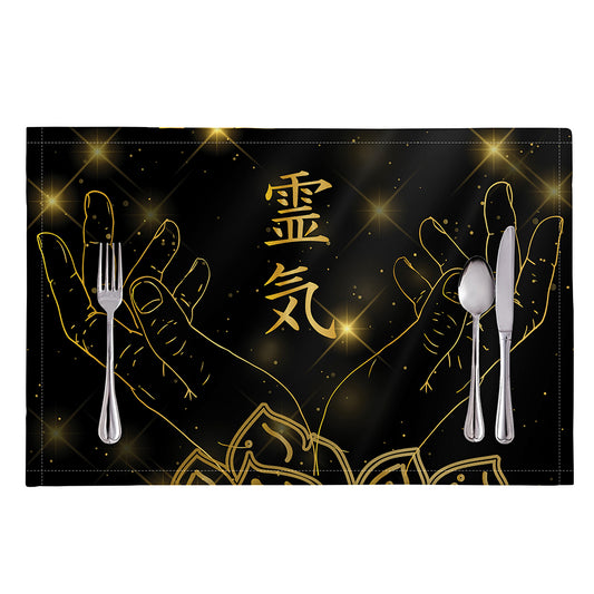Golden Reiki Print Placemat