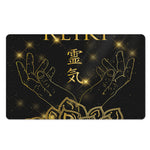 Golden Reiki Print Polyester Doormat