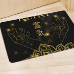 Golden Reiki Print Polyester Doormat