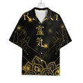 Golden Reiki Print Rayon Hawaiian Shirt