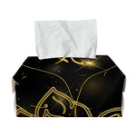 Golden Reiki Print Rectangle Tissue Box Cover