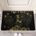 Golden Reiki Print Rubber Doormat