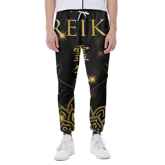 Golden Reiki Print Scuba Joggers