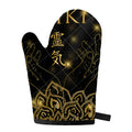 Golden Reiki Print Single Oven Mitt