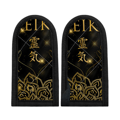 Golden Reiki Print Skillet Handle Cover