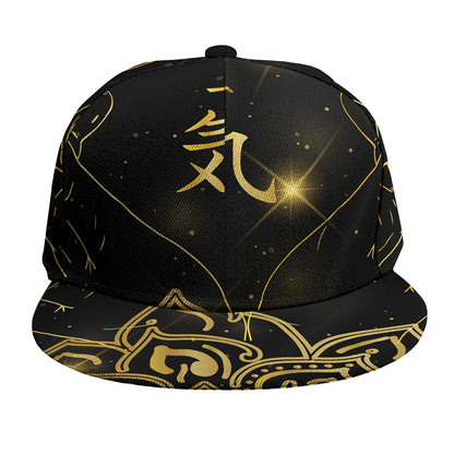 Golden Reiki Print Snapback Cap