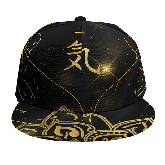 Golden Reiki Print Snapback Cap