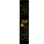 Golden Reiki Print Table Runner