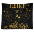 Golden Reiki Print Tapestry