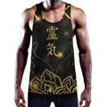 Golden Reiki Print Men's Workout Tank Top