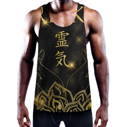 Golden Reiki Print Training Tank Top