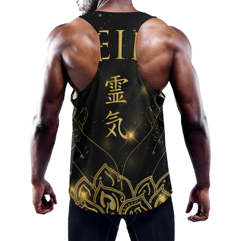 Golden Reiki Print Training Tank Top