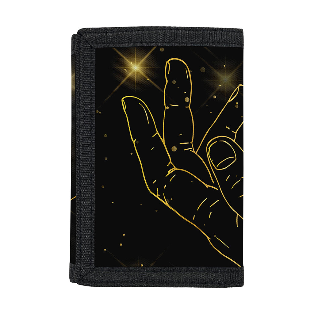Golden Reiki Print Trifold Wallet