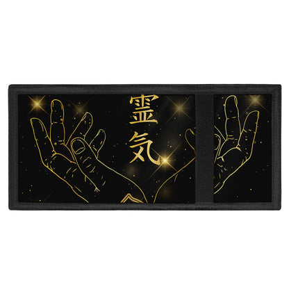 Golden Reiki Print Trifold Wallet