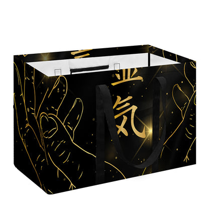 Golden Reiki Print Utility Tote Bag