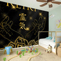 Golden Reiki Print Wall Sticker