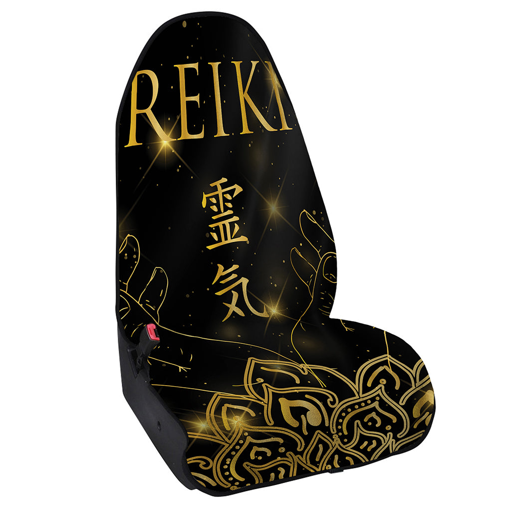 Golden Reiki Print Waterproof Car Seat Cover