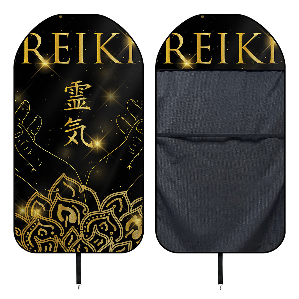 Golden Reiki Print Waterproof Car Seat Cover