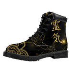 Golden Reiki Print Work Boots