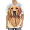 Golden Retriever Portrait Print Aloha Shirt