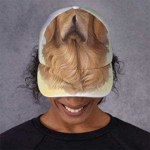 Golden Retriever Portrait Print Baseball Cap