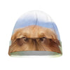 Golden Retriever Portrait Print Beanie