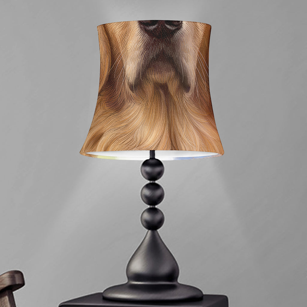 Golden Retriever Portrait Print Bell Lamp Shade