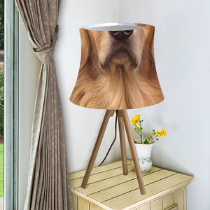 Golden Retriever Portrait Print Bell Lamp Shade