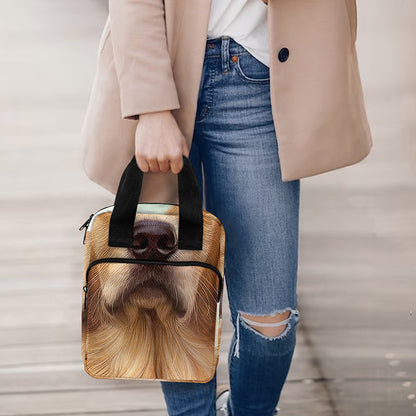 Golden Retriever Portrait Print Bible Tote Bag