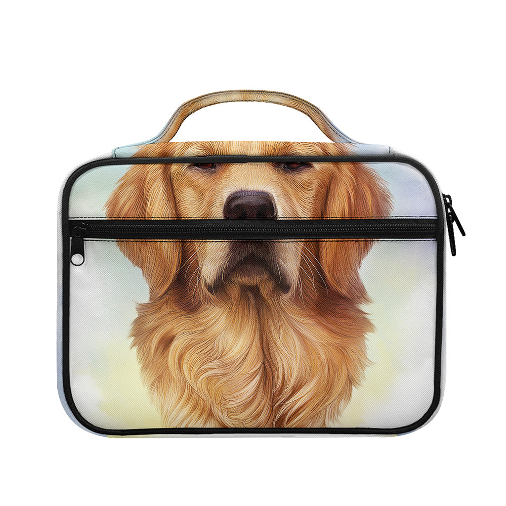 Golden Retriever Portrait Print Briefcase Bible Bag