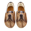 Golden Retriever Portrait Print Casual Shoes