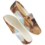 Golden Retriever Portrait Print Casual Shoes