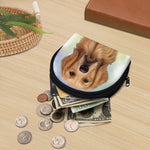 Golden Retriever Portrait Print Coin Purse