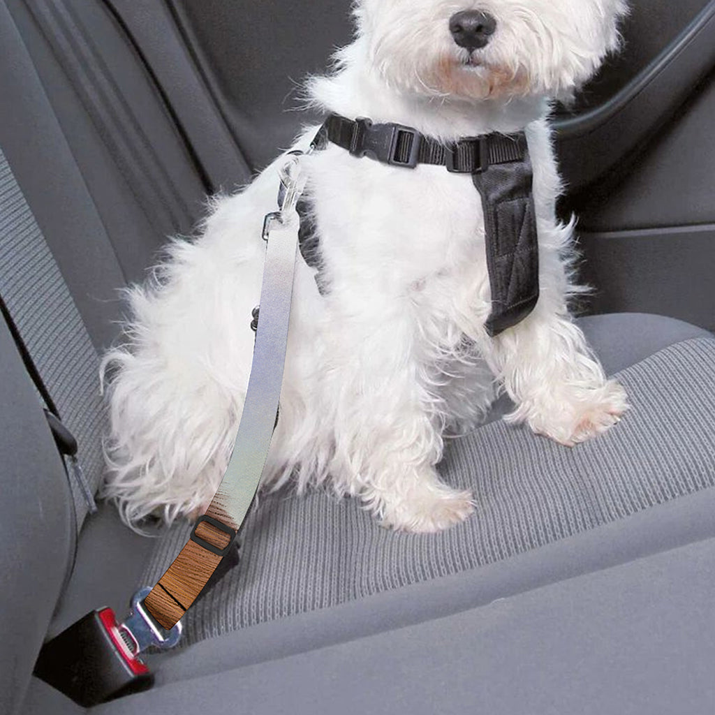 Golden Retriever Portrait Print Dog Seat Belt