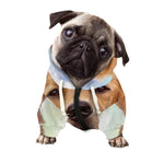 Golden Retriever Portrait Print Dog Zip Up Hoodie