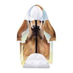 Golden Retriever Portrait Print Dog Zip Up Hoodie