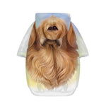 Golden Retriever Portrait Print Dog Zip Up Hoodie