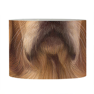 Golden Retriever Portrait Print Drum Lamp Shade