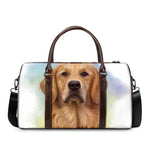 Golden Retriever Portrait Print Duffle Bag