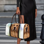 Golden Retriever Portrait Print Duffle Bag